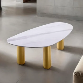 White Stone Coffee Table