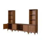 Hepburne Walnut TV Entertainment Console by Furniture of America - Image 3