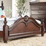 Mandura TraditionalCherry Bed By Furniture of America - Image 3