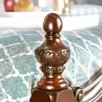 Mandura TraditionalCherry Bed By Furniture of America - Image 2