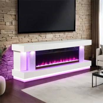 71" Electric Fireplace TV Console