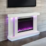 55 inch TV Console with Electric Fireplace
