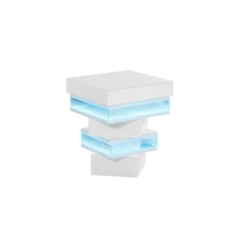 Small White End Table