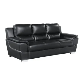 Solid Wood Frame Leather Sofas