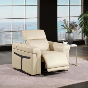 Leather Power Recliner