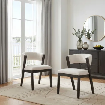 Mid Century Upholstered Dining Chair