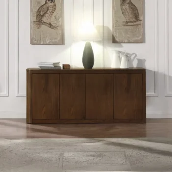 Wood Server Cabinet