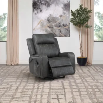 Leather Power Recliner Lift Chair