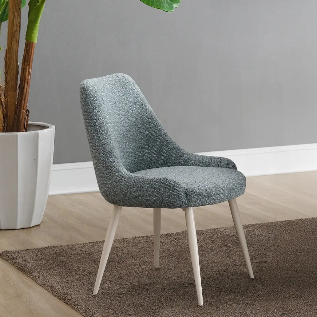Laela Blue Dining Chair Set Of 2 By Acme | Mobilia Cleopatra 3 Blue Dining Chair Set of 2