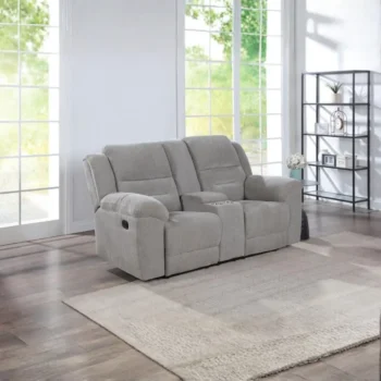 Gray Loveseat Recliner