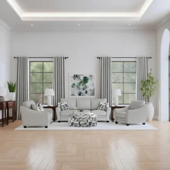Light Gray Sofa Set