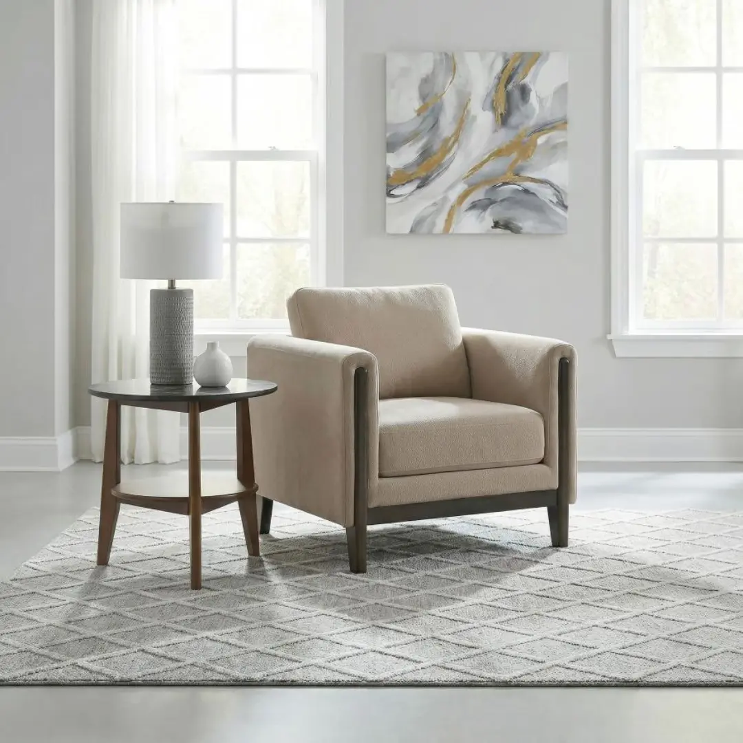 Islington Taupe Living Room Chair By Coaster Furniture | Mobilia Cleopatra 3 Taupe Living Room Chair