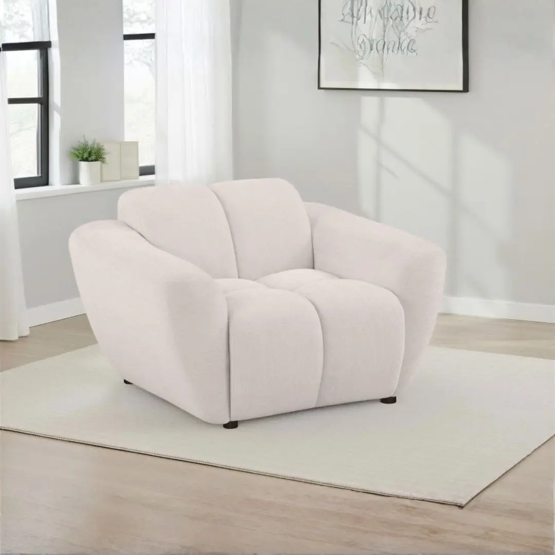 Destino Upholstered Lounge Chair By Coaster Furniture | Mobilia Cleopatra 3 Upholstered Lounge Chair
