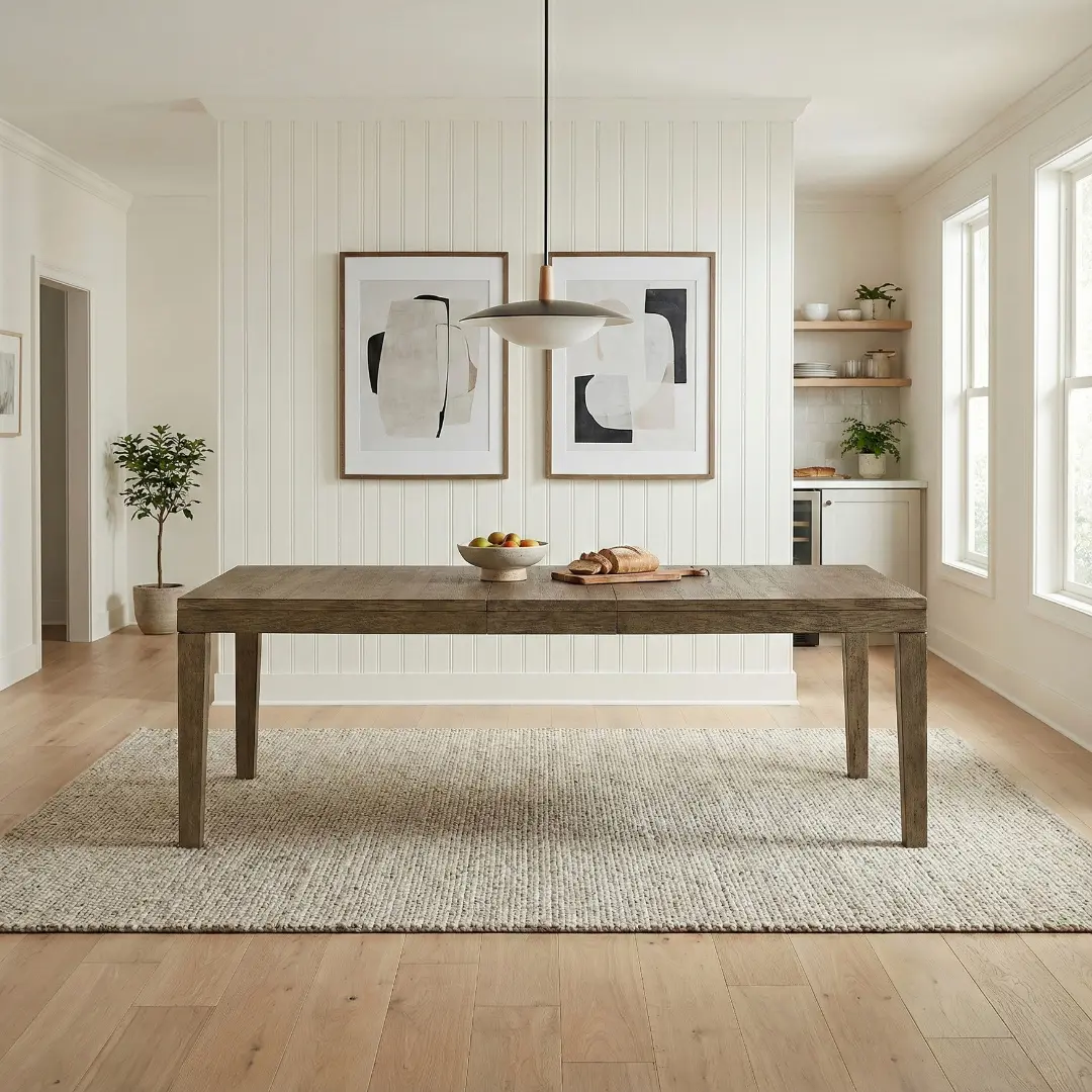 Matisse Brown Dining Table Extendable By Homelegance | Mobilia Cleopatra 3 dining table extendable