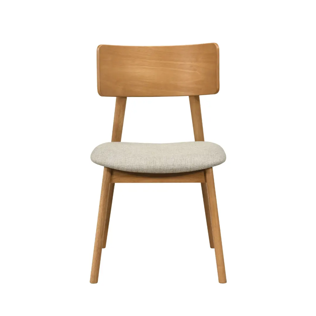 Oak Finish Mid-Century Dining Chair Set Of 2 By Homelegance | Mobilia Cleopatra 3 mid-century dining chair