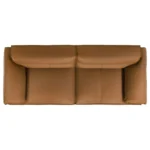 Orange Leather Sofa