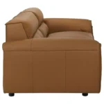 Orange Leather Sofa