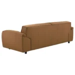 Orange Leather Sofa