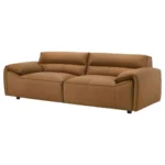 Orange Leather Sofa
