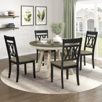 wood dining table set for 4