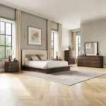 5 PC Oak Bedroom Set