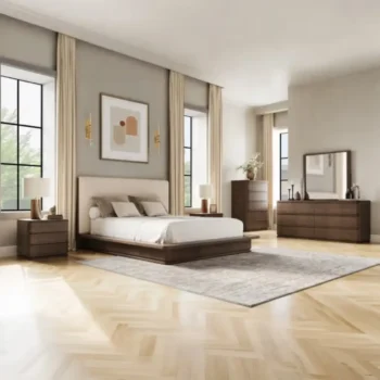 5 PC Oak Bedroom Set