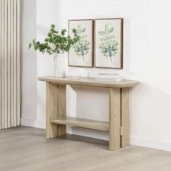 Oak Console Table