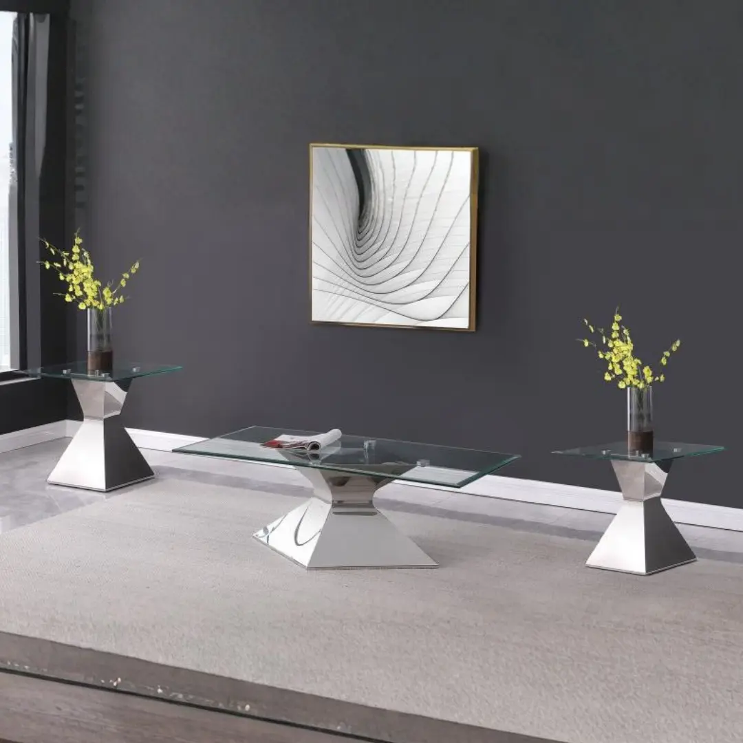 Jenny 3-Piece End Table And Coffee Table Set By Coaster Furniture | Mobilia Cleopatra 3 Jenny 3-Piece End Table and Coffee Table Set By Coaster Furniture - Image 1