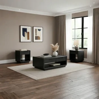 Wood Coffee and End Table Set