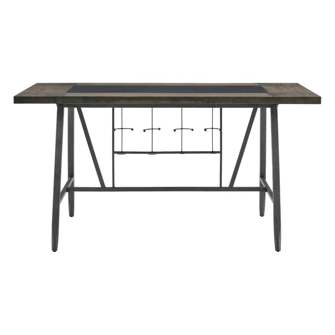 Foundry Rectangular Counter Height Dining Table By Homelegance | Mobilia Cleopatra 3 rectangular counter height dining table