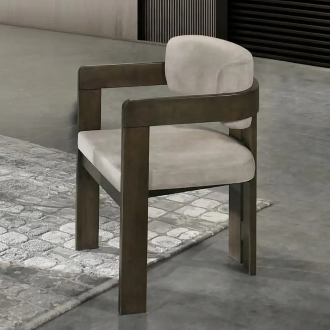 Destin Gray Arm Chair By Acme | Mobilia Cleopatra 3 Gray Arm Chair