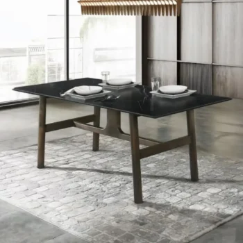 Black Marble Dining Table