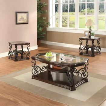3 Piece Coffee Table Set with Storage