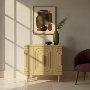 Oak Storage Cabinet Sideboard