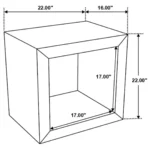 Solid Wood End Table