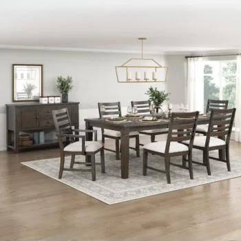 espresso dining table set
