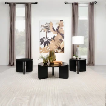 Black Coffee Table Set
