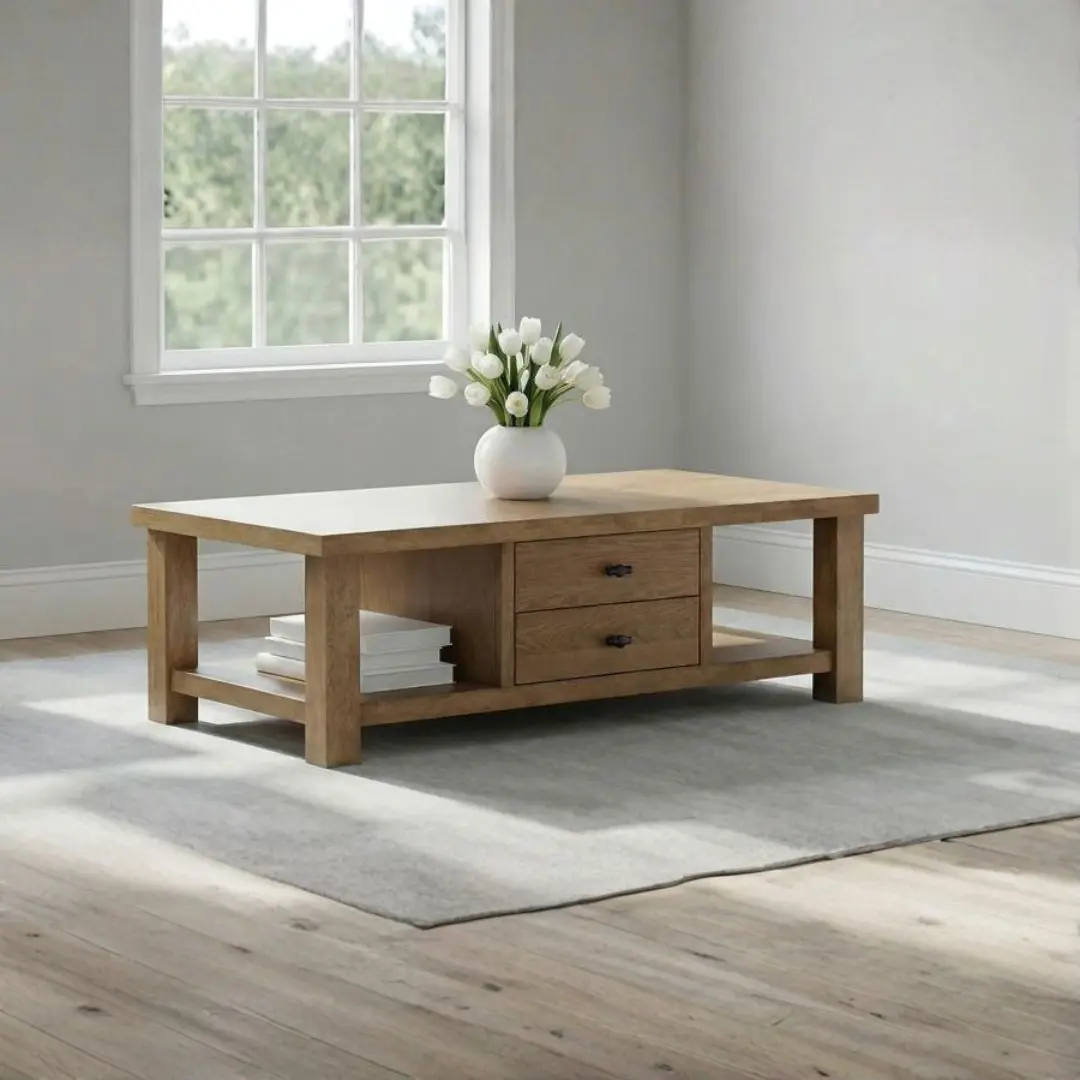 Beasley Rustic Coffee Table With Storage By Coaster Furniture | Mobilia Cleopatra 3 Rustic Coffee Table with Storage