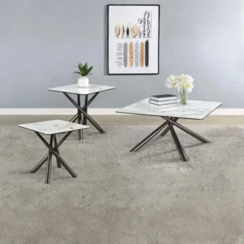 Square Coffee and End Table Set
