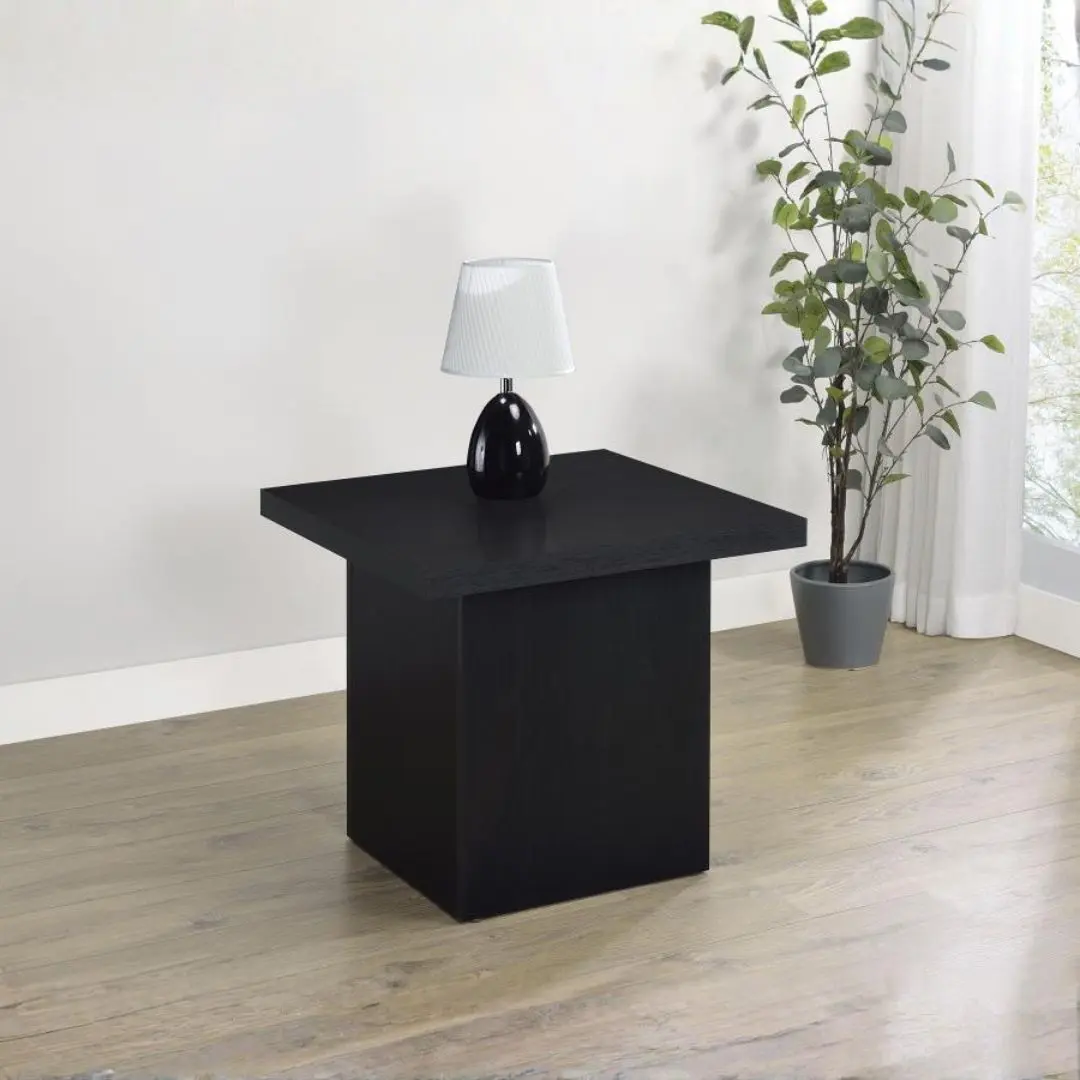 Max Square Engineered Wood End Table By Coaster Furniture | Mobilia Cleopatra 3 Engineered Wood End Table