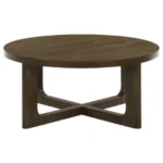 Wood Coffee Table Round