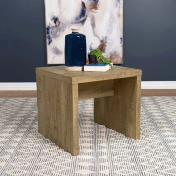 Rustic Mango Wood End Table