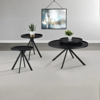 Tempered Glass Coffee Table Set