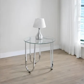 Modern Glass End Table