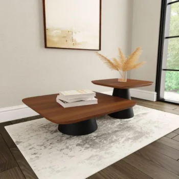 Square Coffee Table Set of 2