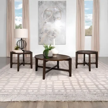 Solid Wood Coffee Table Set