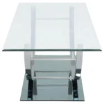 Metal and Glass Coffee Table