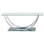 Metal and Glass Coffee Table