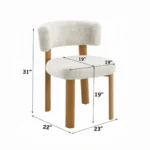 Ogin Beige Side Chair Set of 2 by ACME - Image 5