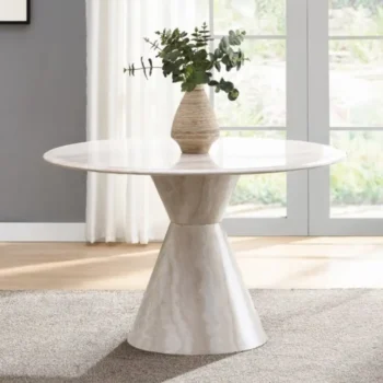 Round Marble Dining Table